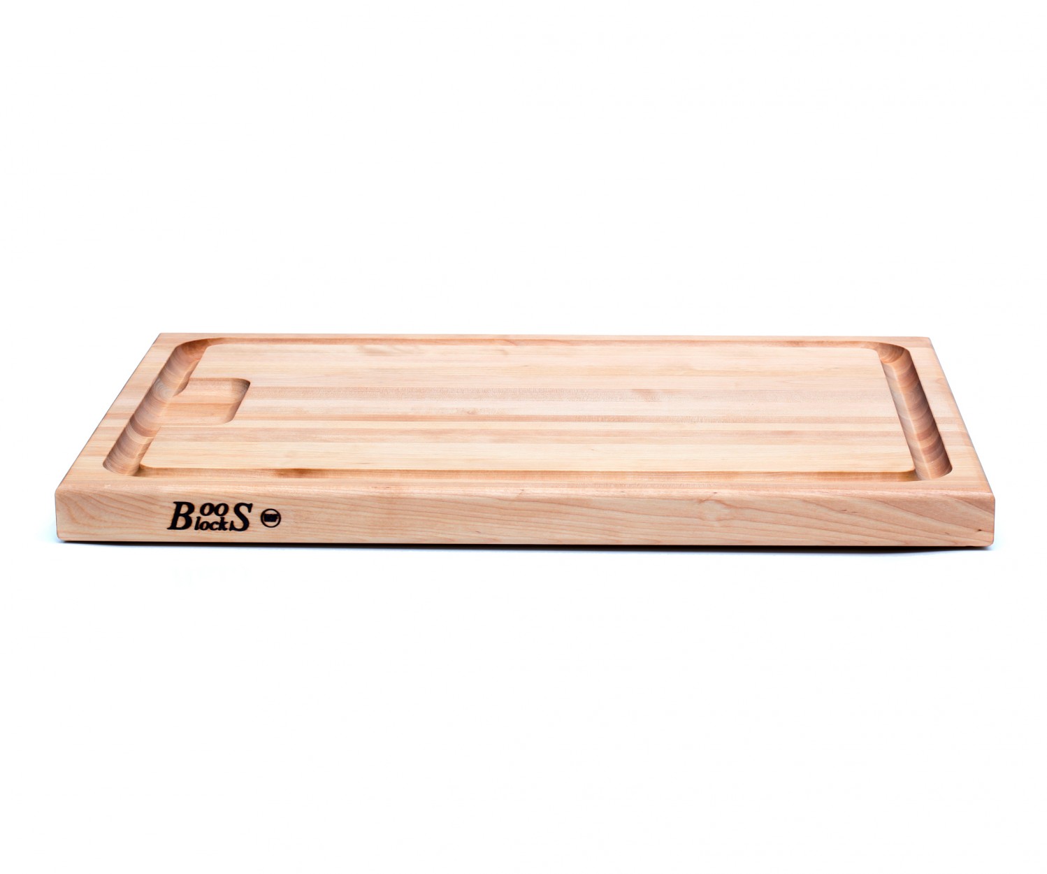 Boos Blocks Schneidebrett mit Saftrille, Ahorn, 61 x 46 x 4 cm