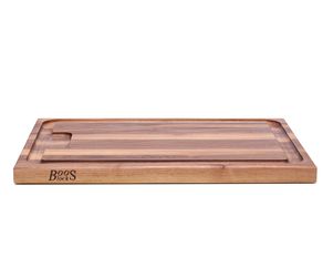 Boos Blocks Schneidebrett mit Saftrille, Walnuss 61 x 46 x 4 cm