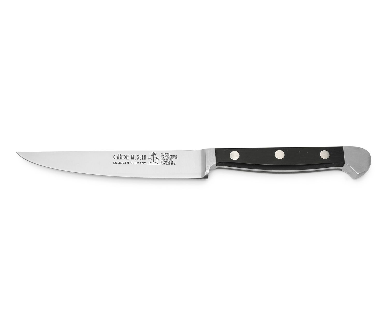 Güde Steakmesser 12 cm glatte Klinge, Alpha