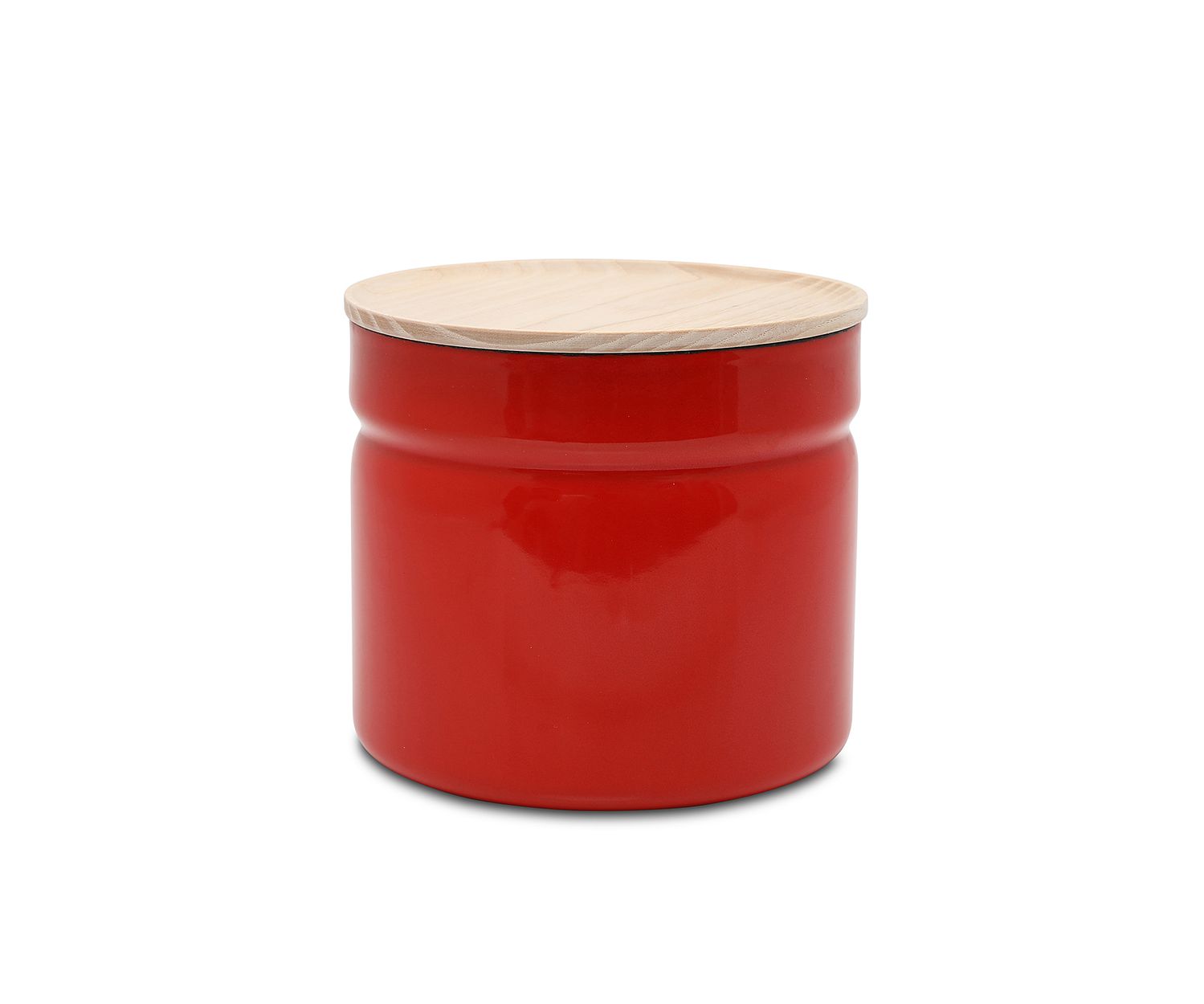 Riess Vorratsdose mit Deckel 13 cm / 1,35L, Rot
