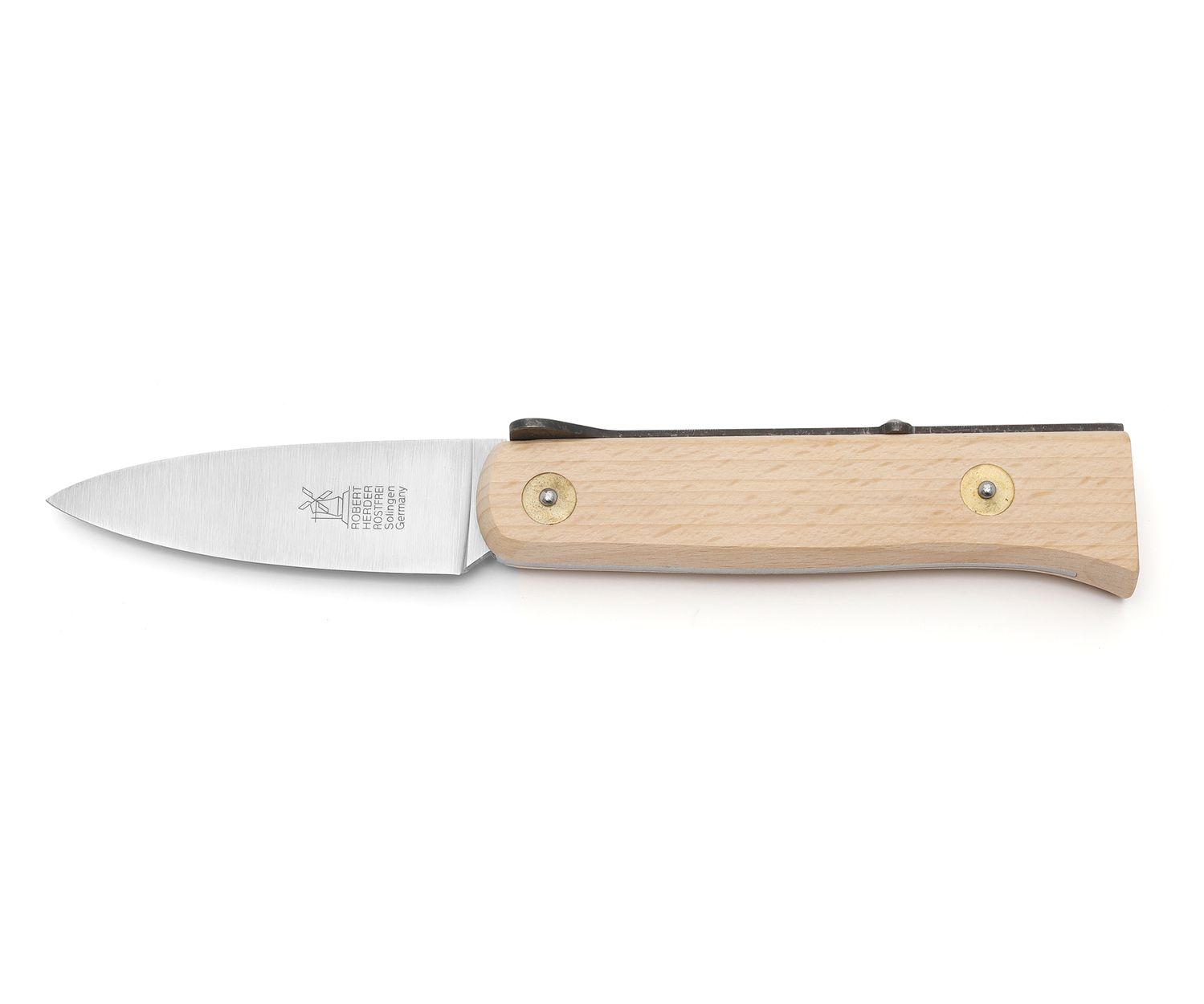 Windmühlenmesser Lierenaar Steakmesser, Rotbuche