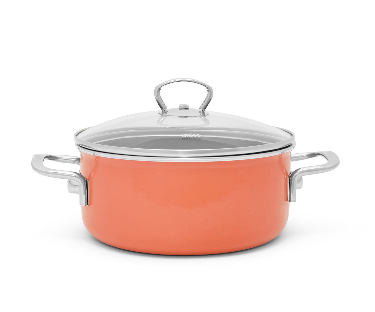 Riess Kasserolle mit Glasdeckel 20 cm, 2L Mango