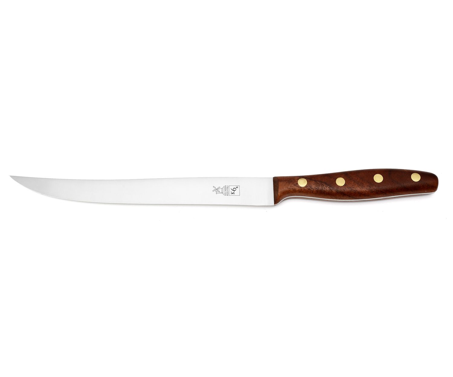 Windmühlenmesser Fleischmesser K6R 20 cm Walnuss K-Serie