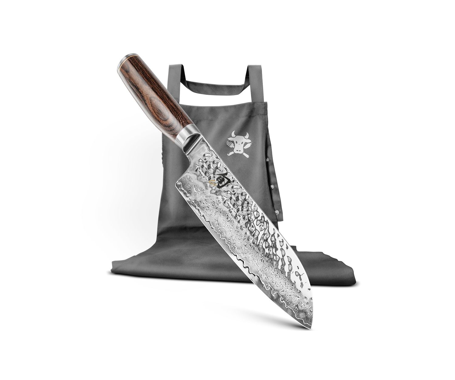 Kai Shun Premier Santoku 18 cm Tim Mälzer im Set mit Kochschürze