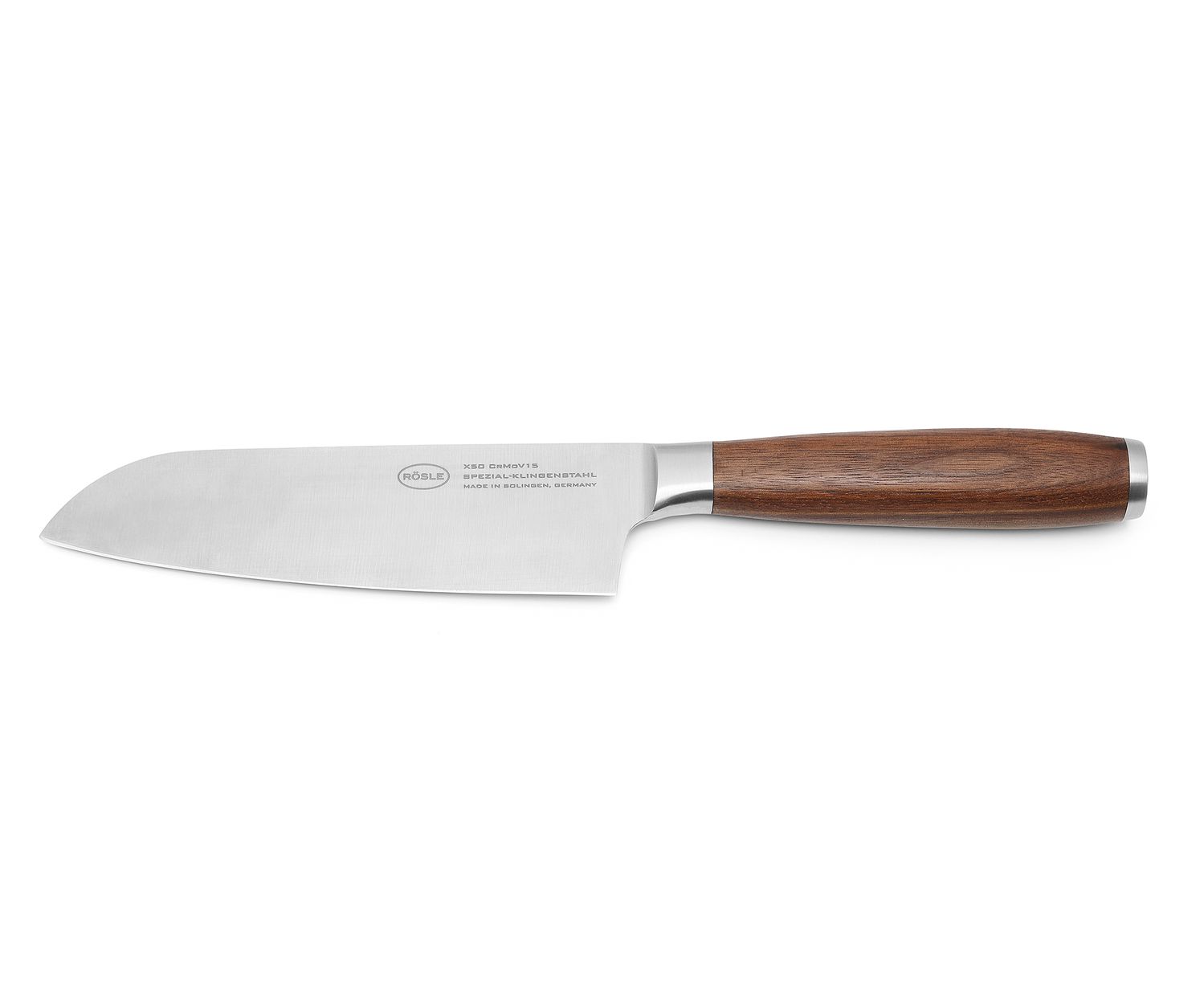 Rösle Santokumesser 17 cm Walnuss, Masterclass