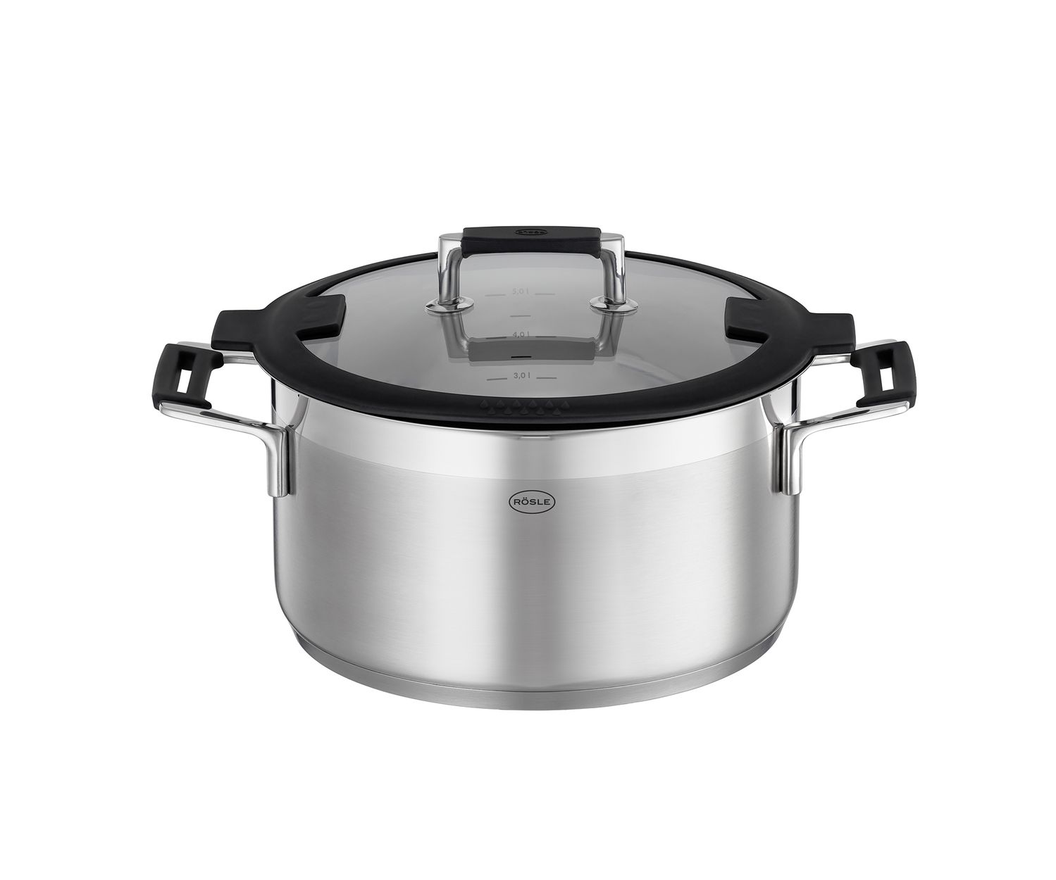 Rösle Gemüse- und Suppentopf SILENCE PRO Ø 24 cm mit Glasdeckel