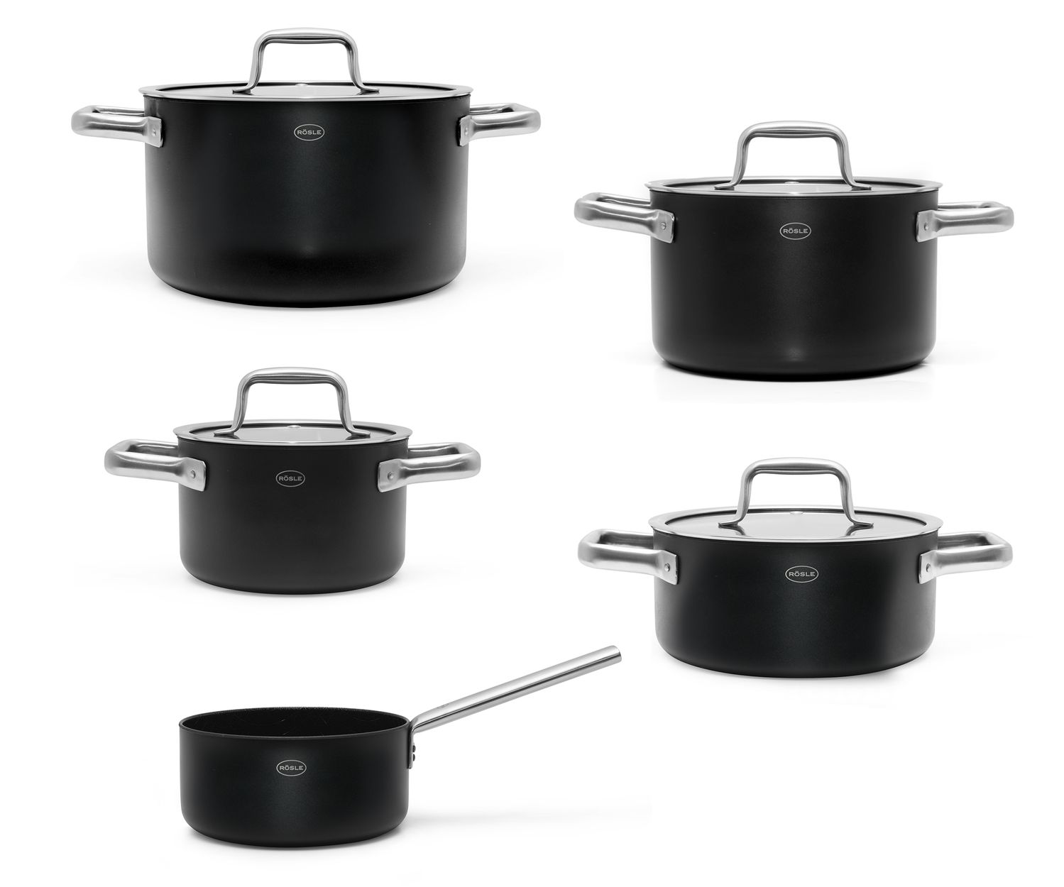 Rösle Topfset EBONIC ProNero 5tlg.