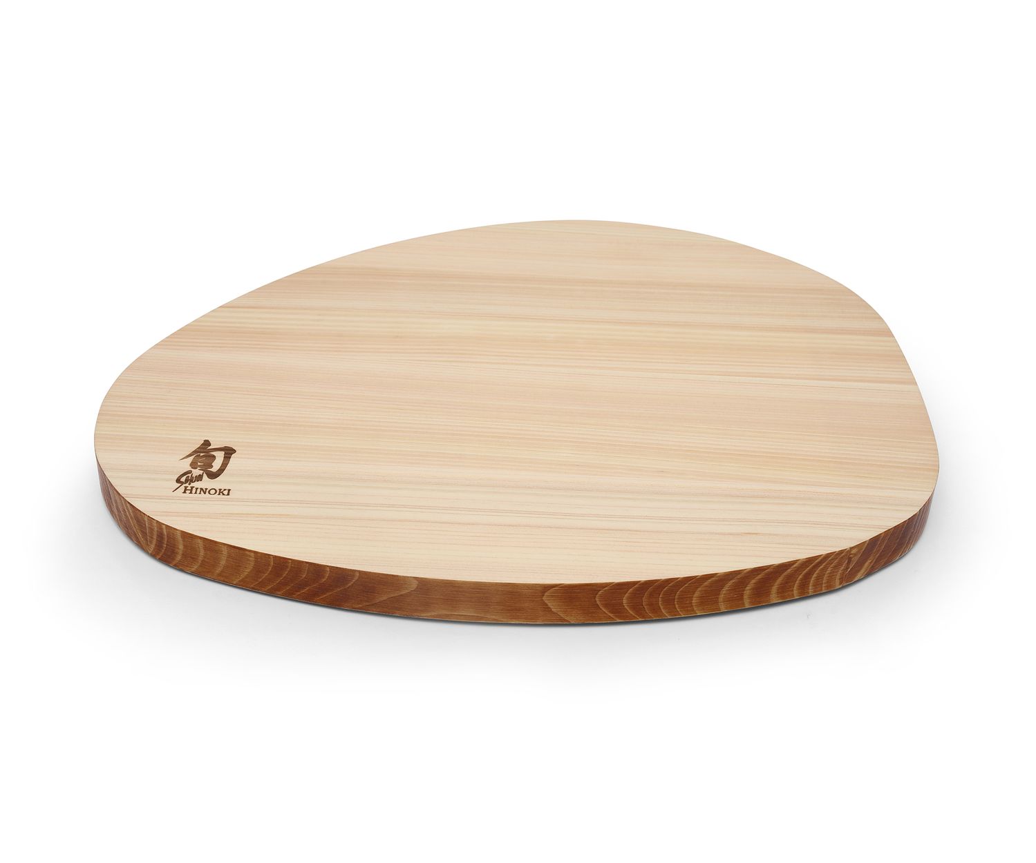 Kai Shun Schneidbrett Hinoki, Oval, Größe M